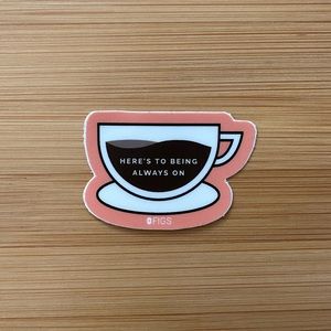 Figs Coffee Mug Sticker